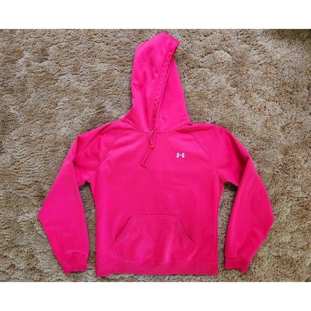 Under Armour Hot Pink Women's hoodie/Sweatshirt Size: Medium